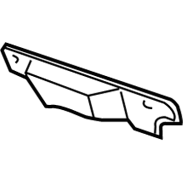 Mopar 55350764AD Panel-Cargo Door Header Trim