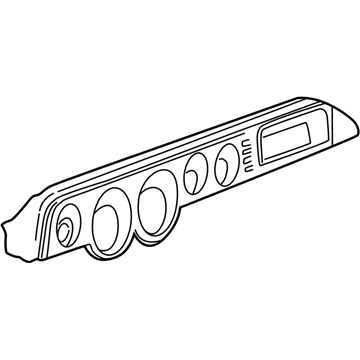 Mopar 5DG15MD5 Bezel-SPDO/INSTRUMENT W/O Radio