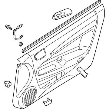 Mopar MR649496 Panel-Front Door