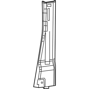 Mopar 5SM84LDMAA Molding-B Pillar Upper