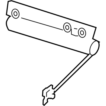 Mopar 5175799AA DAMPENER-Glove Box Door