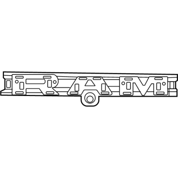 Mopar 68576748AA BRACKET-GRILLE