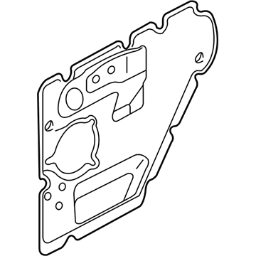 Mopar 55135877AF Shield-Rear Door