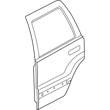 Mopar 55136701AG Door-Rear