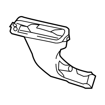 Mopar 68248668AA Duct-Floor Distribution