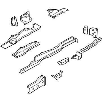 Mopar 5155178AG SIDEMEMBE-Floor