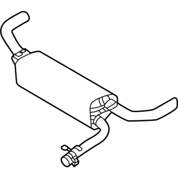 Mopar 68636757AA MUFFLER-EXHAUST