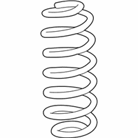 Chrysler 200 Coil Springs - 68231592AA Rear Coil Spring