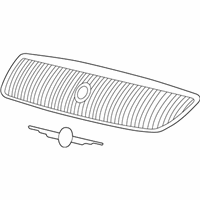 Chrysler Town & Country Grille - 4857339AA Grille-Radiator