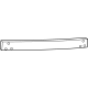 Mopar 68209675AA Beam-Rear Bumper