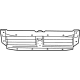 Mopar 68488785AD GRILLE-ACTIVE SHUTTER