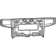 Mopar 6VS181X8AC BEZEL-RADIO