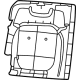 Mopar 68376068AD FOAM-SEAT BACK