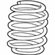 Mopar 5168663AB Front Coil Spring Right