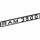 Mopar 55077332AB NAMEPLATE-Ram 3500