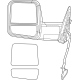 Mopar 68509658AD MIRROR-OUTSIDE REARVIEW