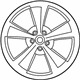 Mopar 68214367AA Aluminum Wheel