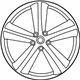 Mopar 5LC46JXYAA Aluminum Wheel