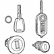 Mopar 7LR03LXHSC LOCK KIT