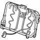 Mopar 68275775AA Frame-Rear Seat Back