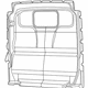 Mopar 5LF92LWRAA Panel-Cab Back Trim