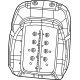 Mopar 68417662AC FOAM-SEAT BACK