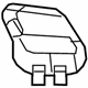 Mopar 5VW35GTVAA Bezel-Seat Belt