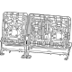 Mopar 68420228AE FRAME-SEAT