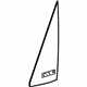 Mopar 68256269AA Glass-Quarter Vent Window