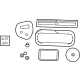 Mopar 68542645AB SEAL KIT-A/C AND HEATER UNIT