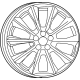 Mopar 4755553AA Wheel-Aluminum