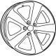 Mopar 5ZA44AAAAA Aluminum Wheel