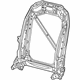 Mopar 68224146AB Frame-Front Seat Back