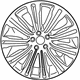 Mopar 5MA12DD5AA Aluminum Wheel