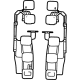 Mopar 68566096AA Air Cell-Seat Back Massage