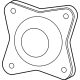 Mopar 68369880AA Gasket-Booster To Dash