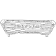 Mopar 68576749AA GRILLE-TEXTURE