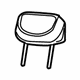 Mopar 1UK92DX9AB Rear Headrest Mopar 1UK92DX9AB Rear Headrest