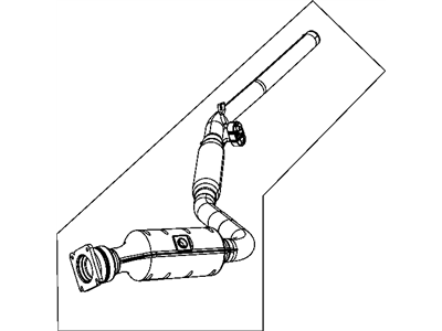 Chrysler Town & Country Catalytic Converter - 68040858AB