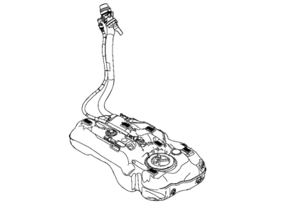 Mopar Fuel Tank - 68312324AA