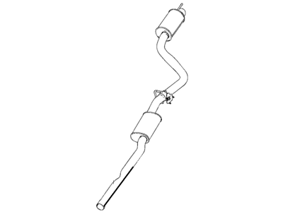 Mopar 68453197AA MUFFLER-Exhaust