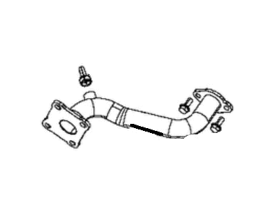 Mopar 4627651AC Tube-EGR Valve To Cooler