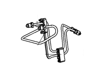 Mopar 68226109AC Tube Assembly-Master Cylinder To HCU