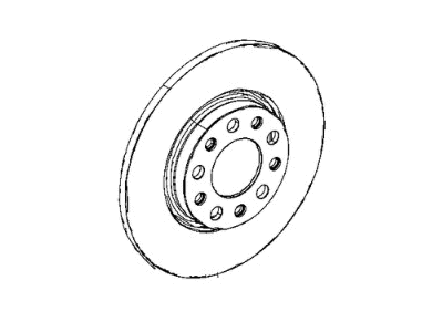 Chrysler 200 Brake Disc - 68280294AA