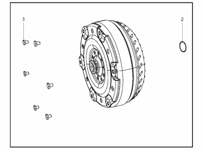 2011 Ram 3500 Torque Converter - R8419671AE