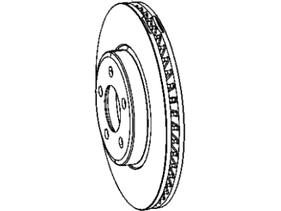 Mopar 2AMV9196AG Front Disc Brake Rotor