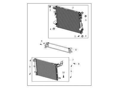 Jeep Wrangler Fan Blade - 68283398AF