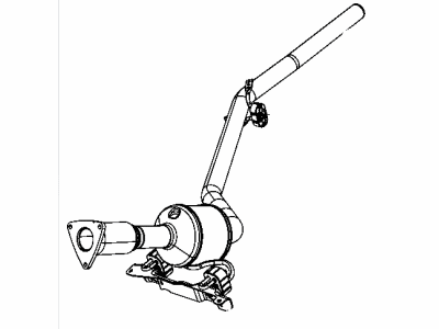 2013 Chrysler Town & Country Catalytic Converter - 68085280AC