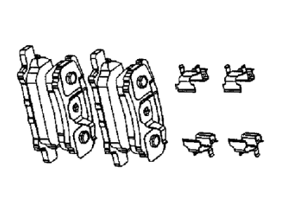 Jeep Patriot Brake Pad - 2AMV4671AA