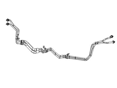 Jeep Transmission Oil Cooler Hose - 68283400AE